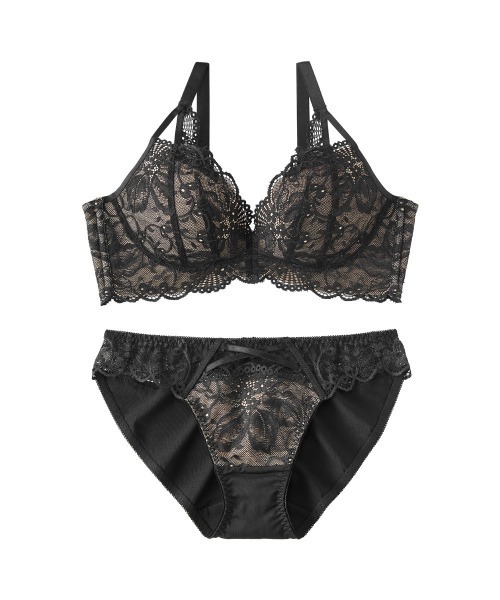 エメフィール　ブラジャーショーツセット aimerfeel シアーリュクス(R) ブラジャー&ショーツ / ブラジャー