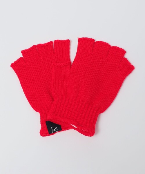 SHIPS（シップス） 手袋 SHIPS: フィンガーレス ニット グローブ