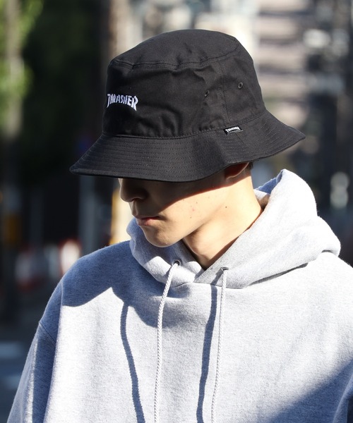 THRASHER 帽子 ハット 「THRASHER/スラッシャー」ミニロゴ刺繍