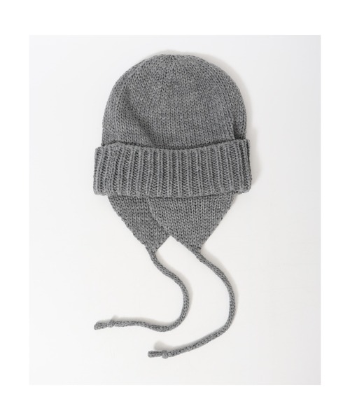 Well-Tailored ニット帽 ニットキャップ Well-Tailored 2WAY FLAP