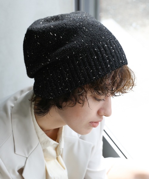 select MOCA（セレクトモカ） ニット帽 ニットキャップ ネップラメ