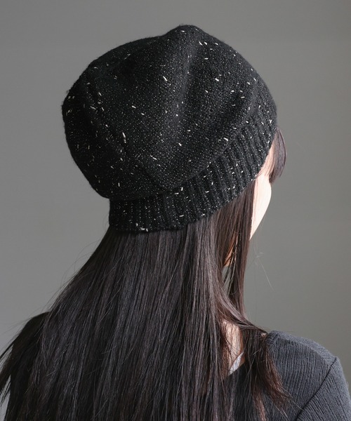 select MOCA（セレクトモカ） ニット帽 ニットキャップ ネップラメ