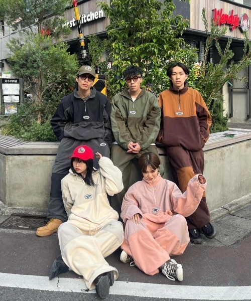 Younger Song switching fleece half zip メンズ : ZOZOTOWN Yahoo!店 