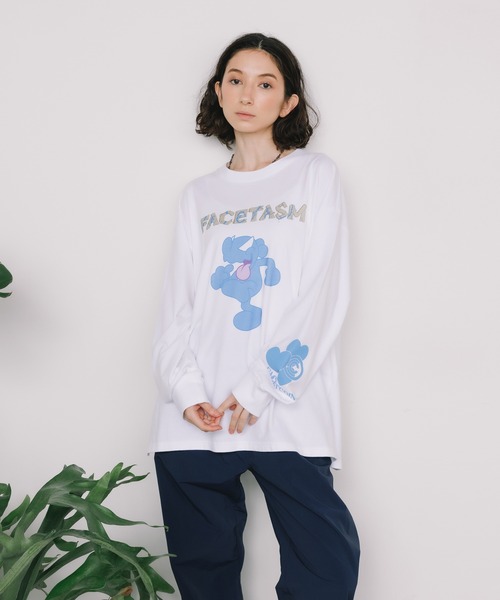 【国内買付】FACETASM × CPD Mr.SHIRAI PRINT LONG TEE ロンT FACETASM×CPD Mr.SHIRAI PRINT LONG TEE – FACETASM e-store