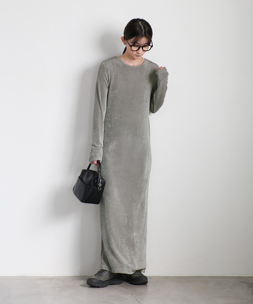 select MOCA（セレクトモカ） ワンピース シャイニーナローワンピース