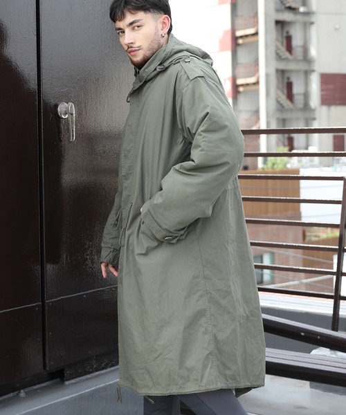 ヒューストンモッズコートsizeL HOUSTON（ヒューストン） モッズコート メンズ M-51 パーカ ミリタリー