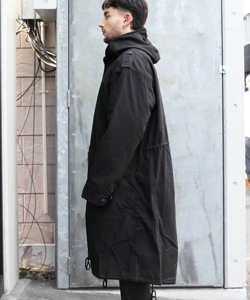 HOUSTON（ヒューストン） モッズコート MEDIUM グリーン メンズ