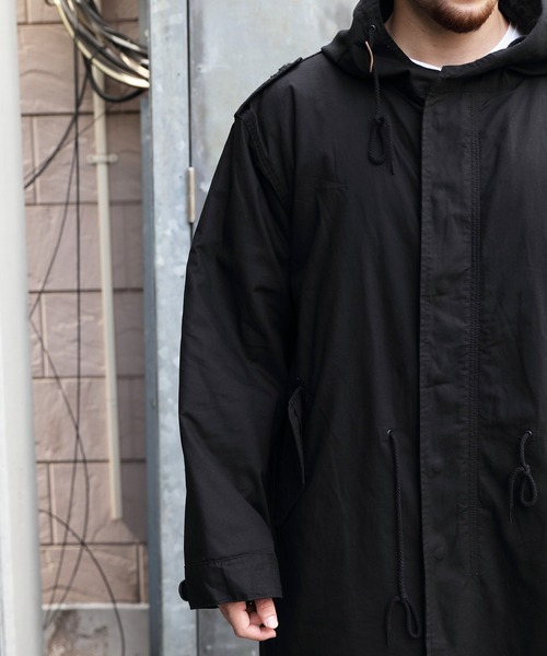 HOUSTON（ヒューストン） モッズコート MEDIUM グリーン メンズ