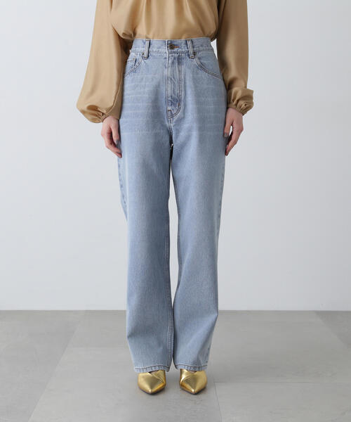 新品タグ付き　N. Natural Beauty Basic デニムパンツ ナチュラルビューティーベーシック NATURAL BEAUTY BASIC ワイド