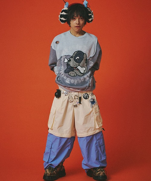 GALFY ツギハギゾンビスウェットトレーナー GALFY/ガルフィー ツギハギゾンビスウェット (MENS