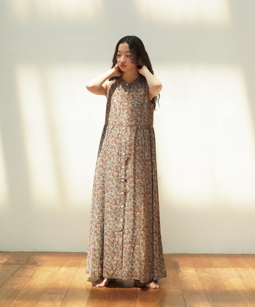 TINA:JOJUM ノースリーブワンピース TINA：JOJUN 「TINA：JOJUN」 ノースリーブワンピース S ライト