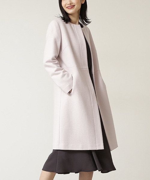 N.natural beauty basic ノーカラーコート NATURAL BEAUTY BASIC（ナチュラルビューティーベーシック） ノー