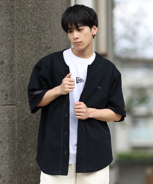 NEW ERA シャツ ERA/ニューエラ 半袖シャツ ベースボールシャツ