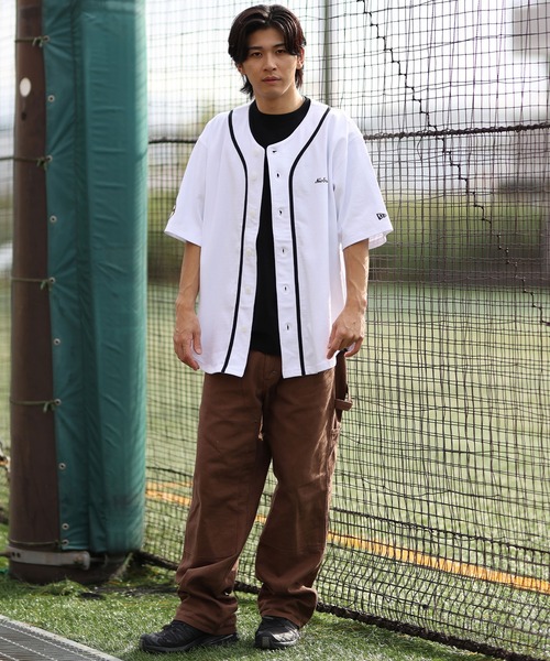 NEW ERA シャツ ERA/ニューエラ 半袖シャツ ベースボールシャツ
