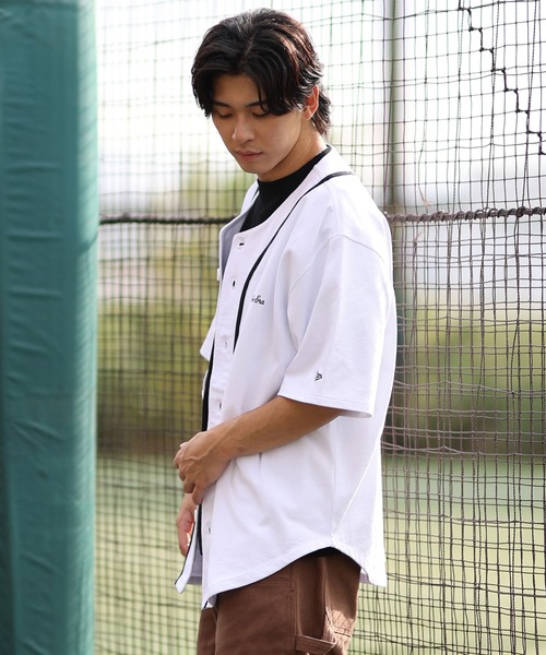 NEW ERA シャツ ERA/ニューエラ 半袖シャツ ベースボールシャツ