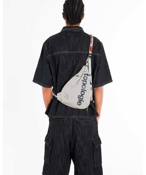 topologieメッセンジャーバッグ 黒 Messenger Sacoche Large メッセンジャーサコッシュラージ