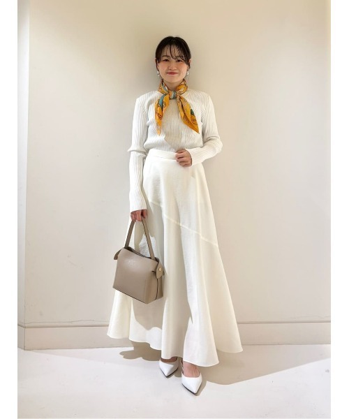 新品　タグ付き　allureville オーガンジー切替フレアスカート オーガンジー切替フレアスカート|allureville OFFICIAL SITE