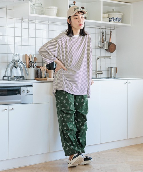 niko and… パンツ DRYチルイージープリントパンツ レディース