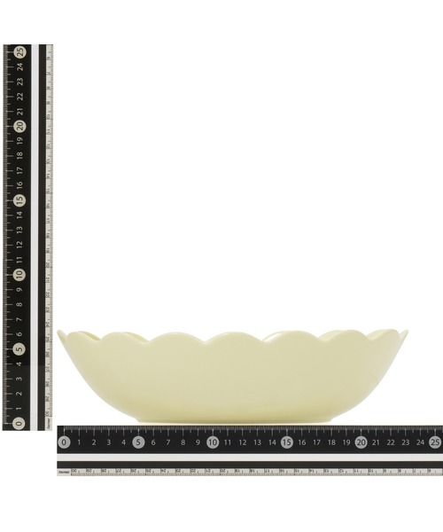 Francfranc（フランフラン） 食器 うねうね オーバルボウル イエロー