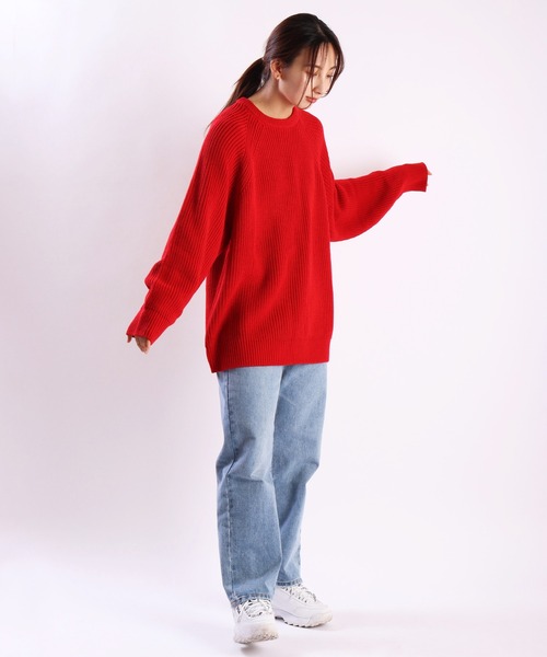 「WESTSEA」 「cathy’s closet」長袖ニット M ブルー メンズ_画像8