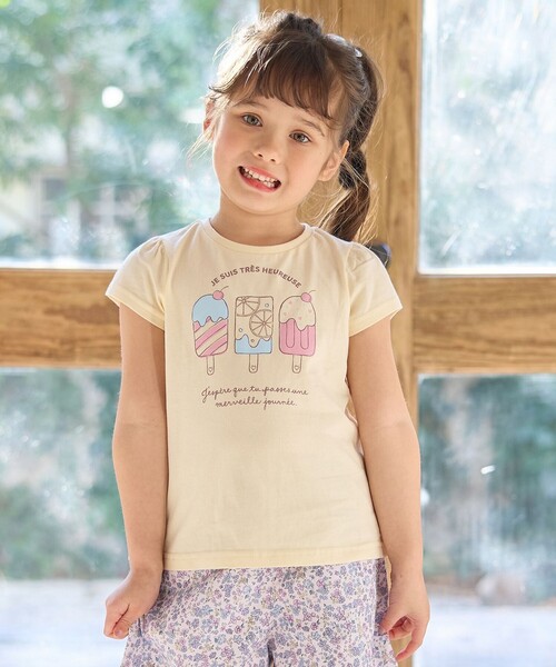 未開封NAPTIME キッズ 140 フラワープリントTシャツ 未開封NAPTIME キッズ 140 フラワープリントTシャツ