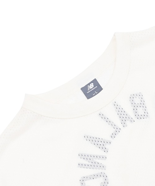 New Balance tシャツ メッシュショートスリーブTシャツ