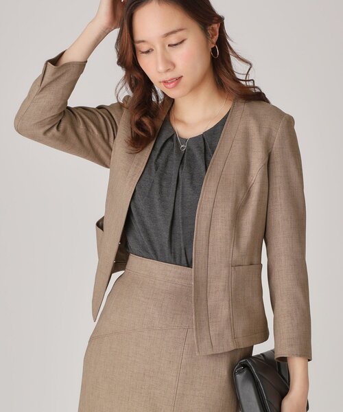 COUP DE CHANCE（クードシャンス） ジャケット ノーカラージャケット