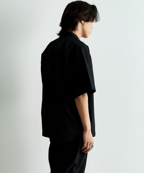 k サウザンドマイル セットアップ シャツ パンツ ブラック ワイド 半袖 THOUSAND MILE パンツ 「THOUSAND MILE/サウザンドマイル」 別注