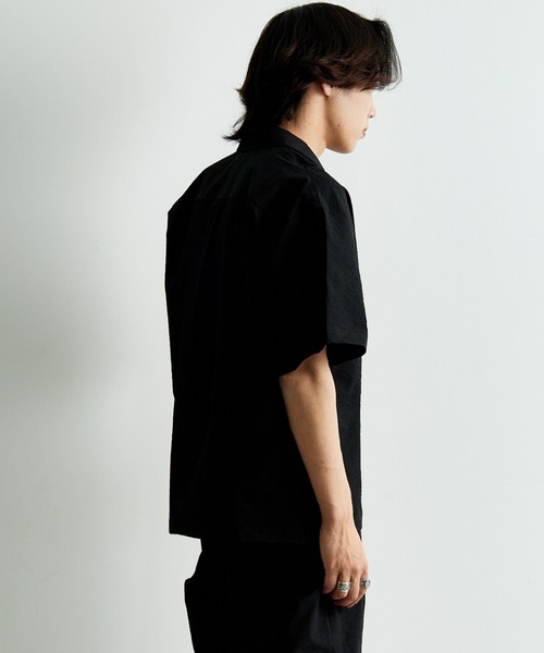 k サウザンドマイル セットアップ シャツ パンツ ブラック ワイド 半袖 THOUSAND MILE パンツ 「THOUSAND MILE/サウザンドマイル」 別注