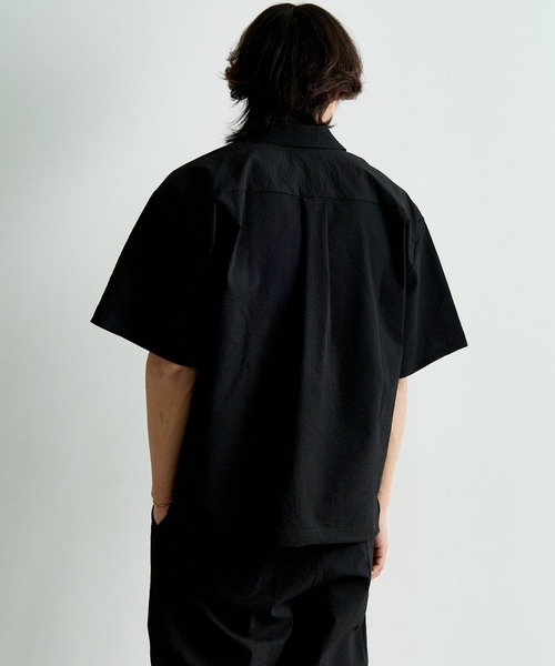 k サウザンドマイル セットアップ シャツ パンツ ブラック ワイド 半袖 THOUSAND MILE パンツ 「THOUSAND MILE/サウザンドマイル」 別注