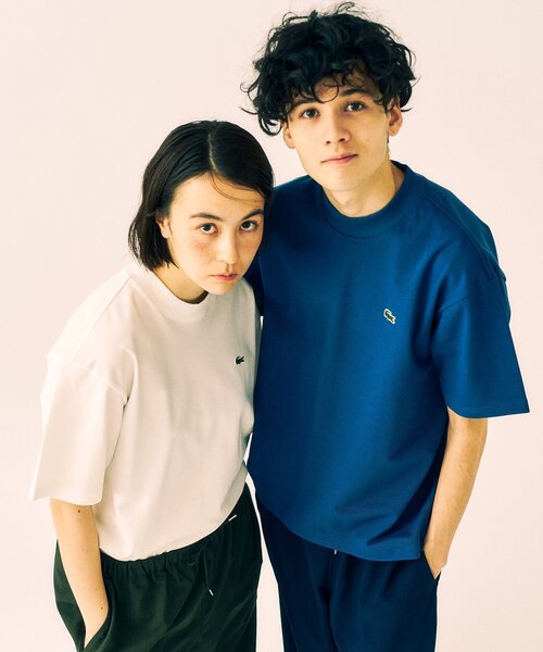 LACOSTE tシャツ / ラコステ 417別注 マイクロカノコ モック