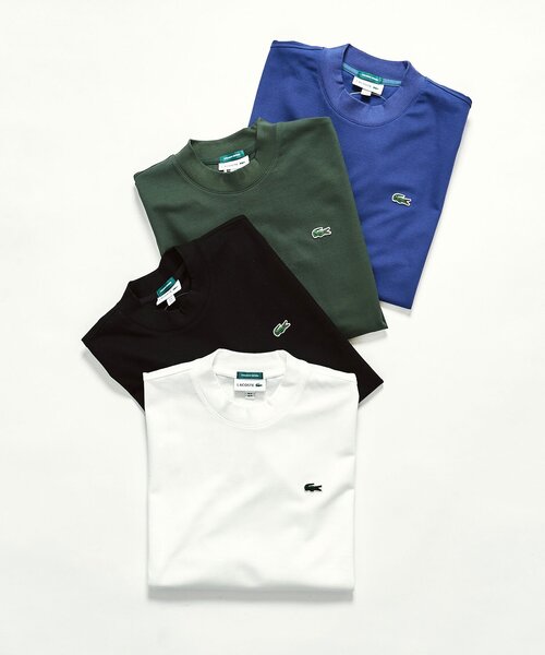 LACOSTE tシャツ / ラコステ 417別注 マイクロカノコ モック