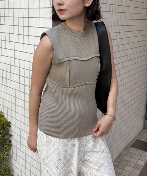 feepur タンクトップ ノースリーブ 「ハンドウォッシャブル