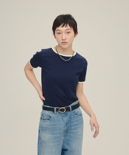 tシャツ 「eL」Ringer Tee SS/321311 レディース | ブランド登録なし | 02