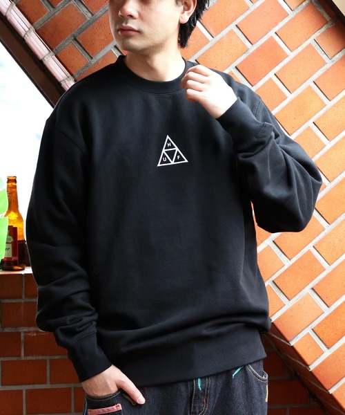 楽天市場】ハフ スウェット HUF RELOCATION CREWNECK メンズ