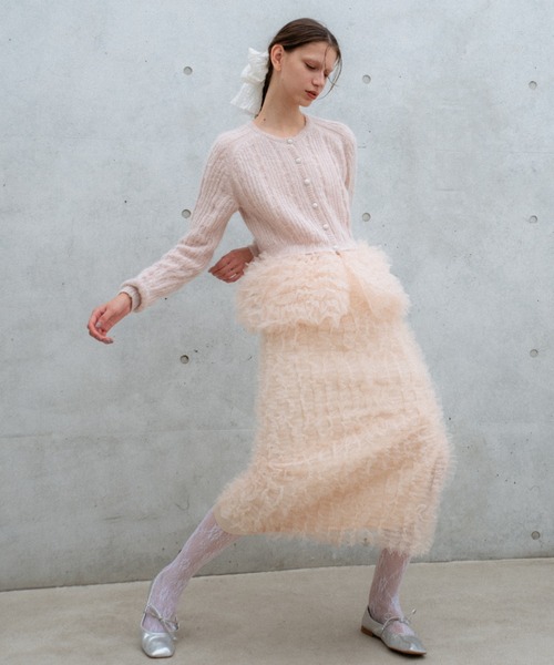 HONEY MI HONEY スカート tulle long skirt