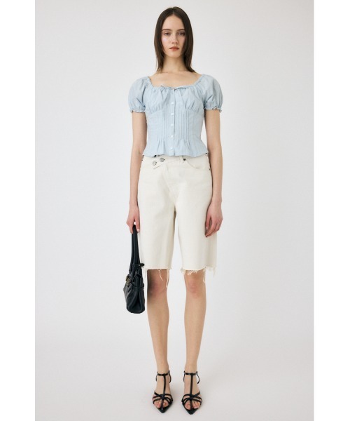 MOUSSY ブラウス シャツ PIN TUCK FIT レディース : ZOZOTOWN