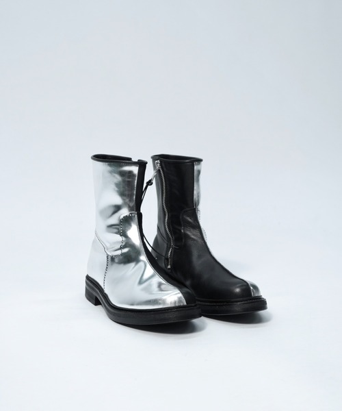 ブーツ ZWEI GESICHTER SIDE ZIP BOOTS メンズ レディースの画像