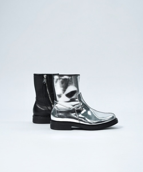 ブーツ ZWEI GESICHTER SIDE ZIP BOOTS メンズ レディースの画像