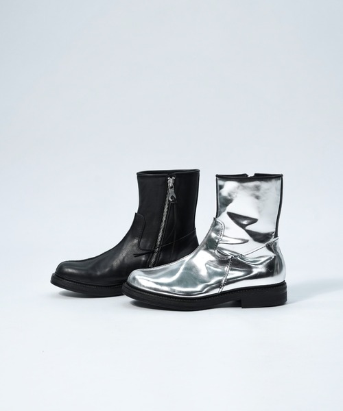 ブーツ ZWEI GESICHTER SIDE ZIP BOOTS メンズ レディースの画像