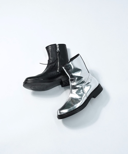 ブーツ ZWEI GESICHTER SIDE ZIP BOOTS メンズ レディースの画像