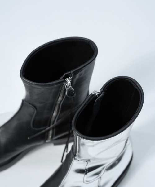 ブーツ ZWEI GESICHTER SIDE ZIP BOOTS メンズ レディースの画像