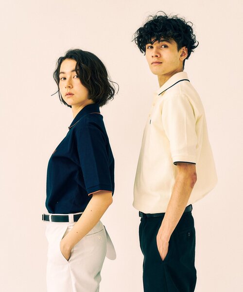 FRED PERRY ポロシャツ 417別注 Textured Single Tipped Sh