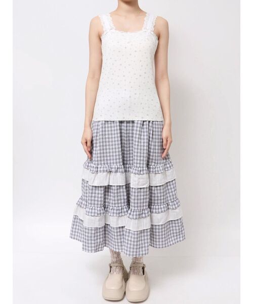 merry jenny（メリージェニー） キャミソール flower camisole tops 