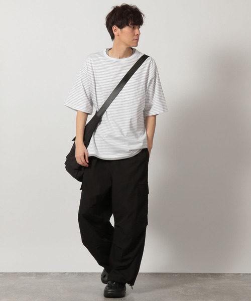 tシャツ ボーダーワッフルレイヤーT / 323577 メンズ | LAKOLE | 04