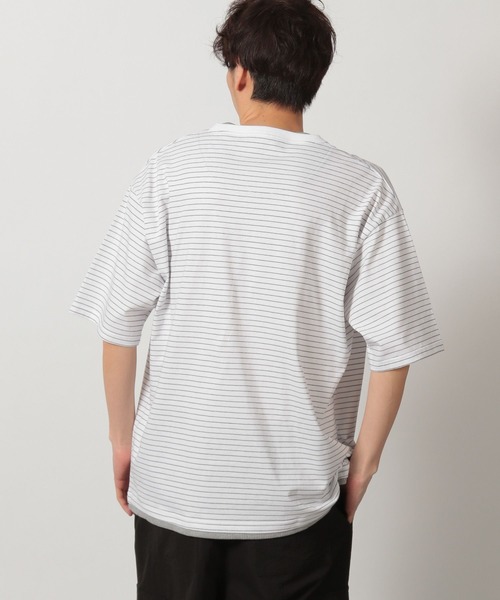 tシャツ ボーダーワッフルレイヤーT / 323577 メンズ | LAKOLE | 05