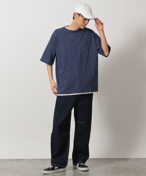tシャツ ボーダーワッフルレイヤーT / 323577 メンズ | LAKOLE | 10