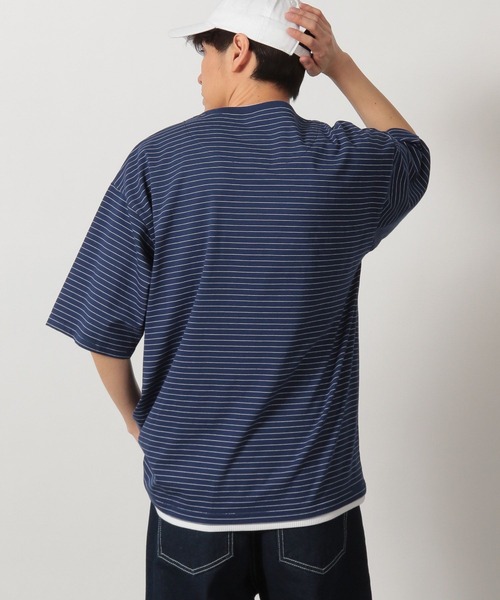 tシャツ ボーダーワッフルレイヤーT / 323577 メンズ | LAKOLE | 11