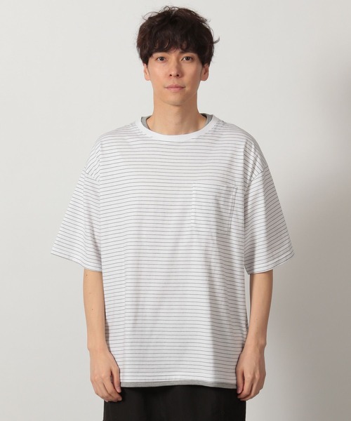 tシャツ ボーダーワッフルレイヤーT / 323577 メンズ | LAKOLE | 12