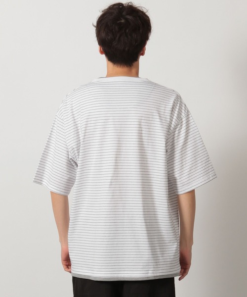 tシャツ ボーダーワッフルレイヤーT / 323577 メンズ | LAKOLE | 14